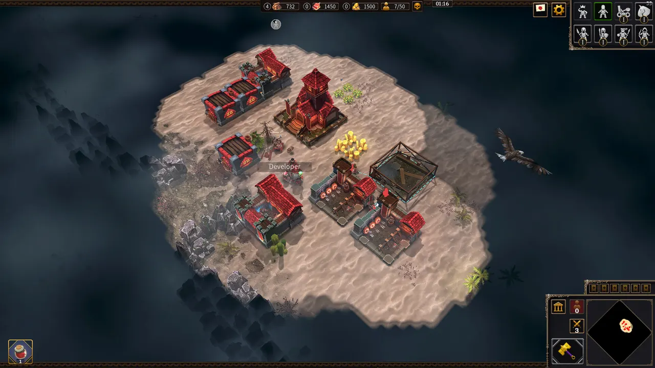 Blaze of Empires: a Legionary base on a desert island
